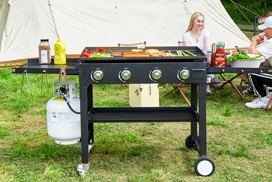 Where Should You tell Your Customers to Put the Gas Grill Machine?