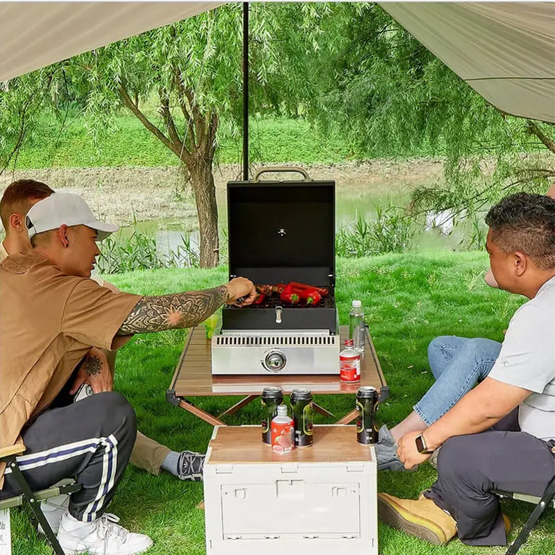 mini portable propane grill