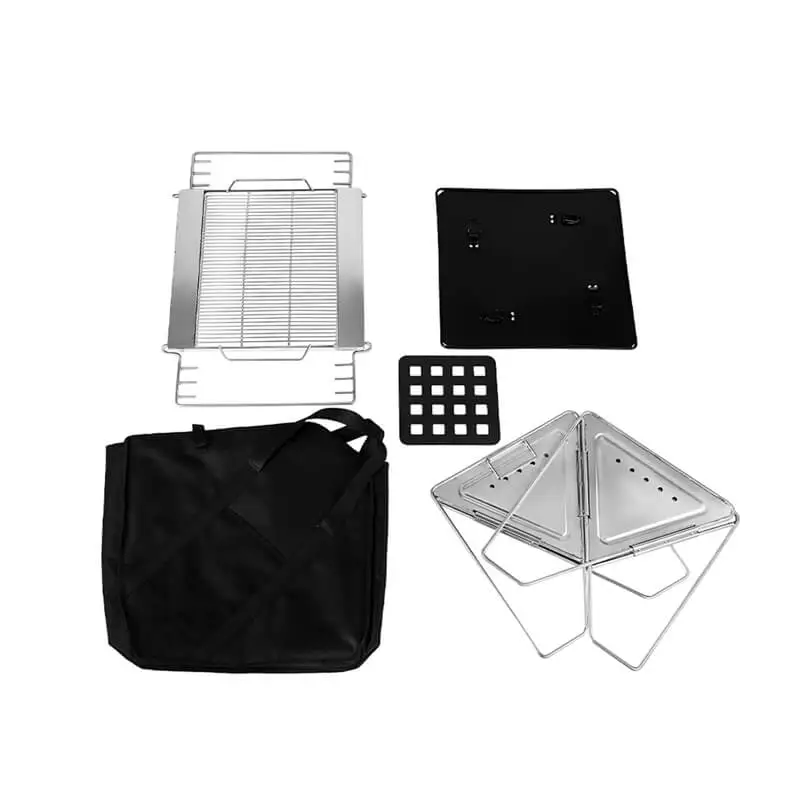 stainless steel flat pack fire pit