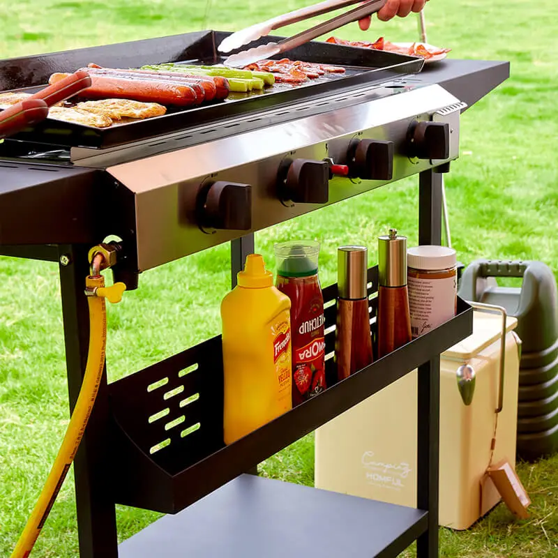 4 burner gas griddle