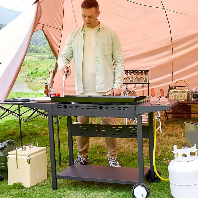 four burner gas griddle