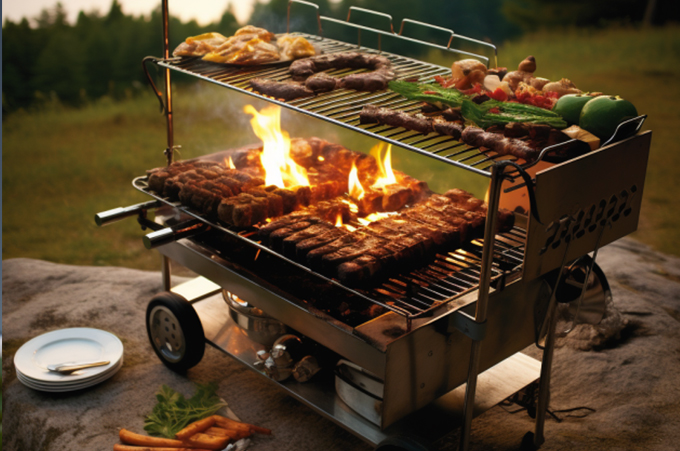 camping gas grill
