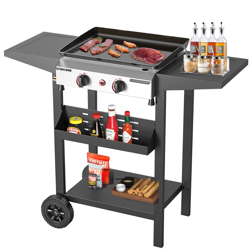 stainless steel flat top gas grill griddle
