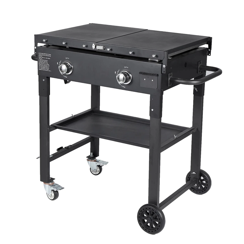 commercial gas griddle countertop flat grill ega72  